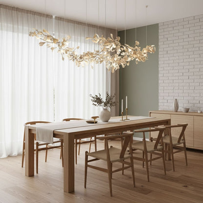 Gingko Drift Chandelier - Elegant Design with Adjustable Brightness