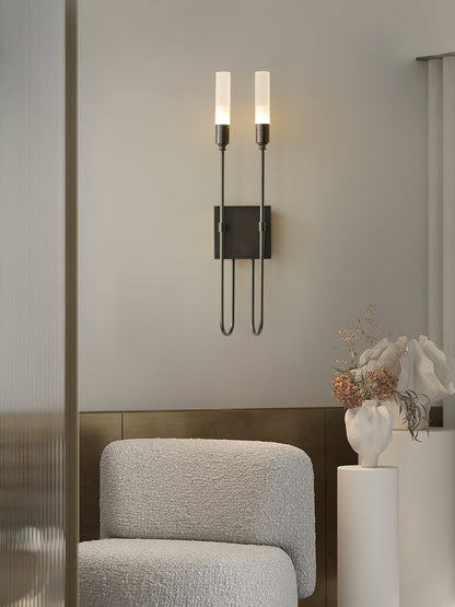 Double Arrow Wall Sconce - Adjustable Lighting & Modern Design