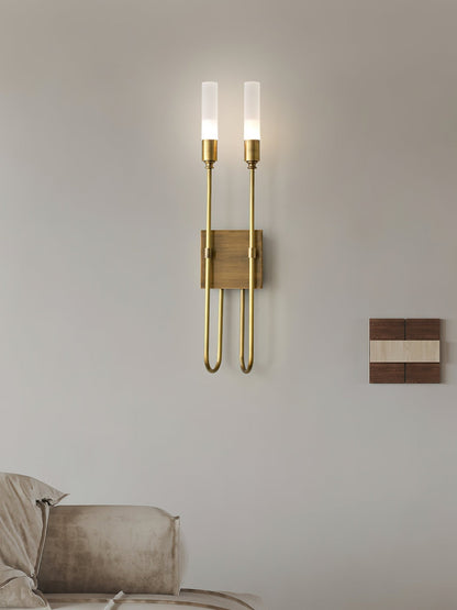 Double Arrow Wall Sconce - Adjustable Lighting & Modern Design