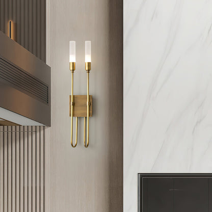 Double Arrow Wall Sconce - Adjustable Lighting & Modern Design