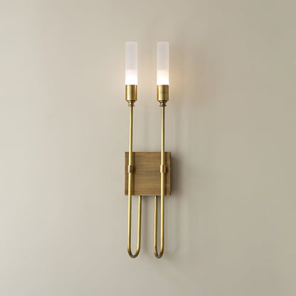 Double Arrow Wall Sconce - Adjustable Lighting & Modern Design