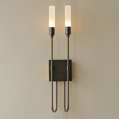 Double Arrow Wall Sconce - Adjustable Lighting & Modern Design
