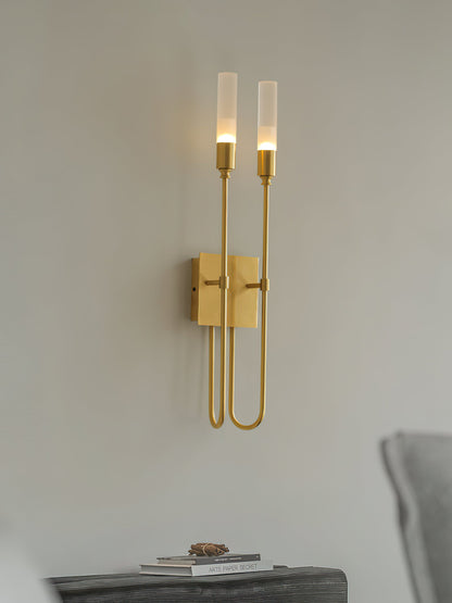 Double Arrow Wall Sconce - Adjustable Lighting & Modern Design