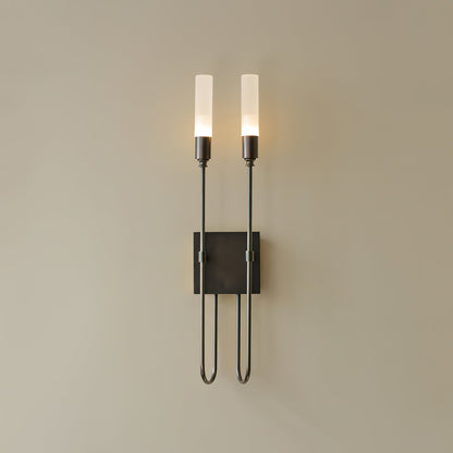 Double Arrow Wall Sconce - Adjustable Lighting & Modern Design
