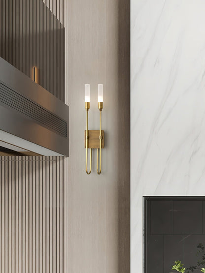 Double Arrow Wall Sconce - Adjustable Lighting & Modern Design