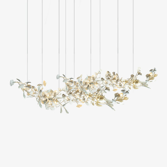 Gingko Drift Chandelier - Elegant Design with Adjustable Brightness