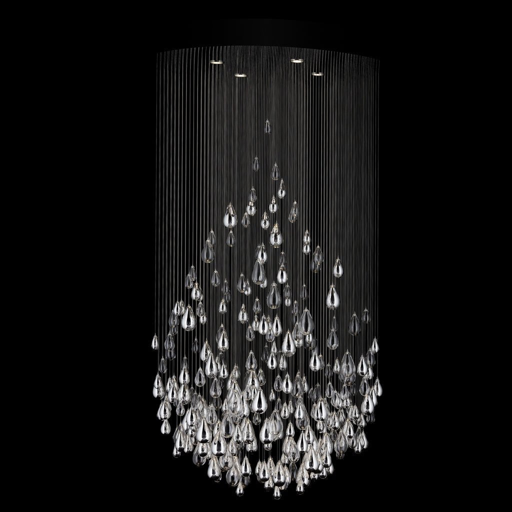 Droplets Sculpture Chandelier - Elegant Design with Adjustable Height