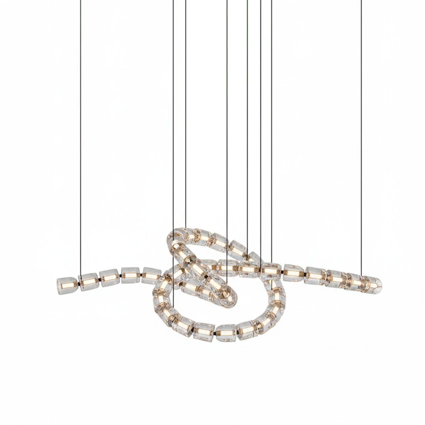 Gabriel Gold Chandelier - Elegant Design with Adjustable Brightness