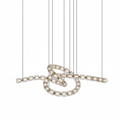 Gabriel Gold Chandelier - Elegant Design with Adjustable Brightness
