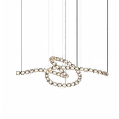 Gabriel Gold Chandelier - Elegant Design with Adjustable Brightness
