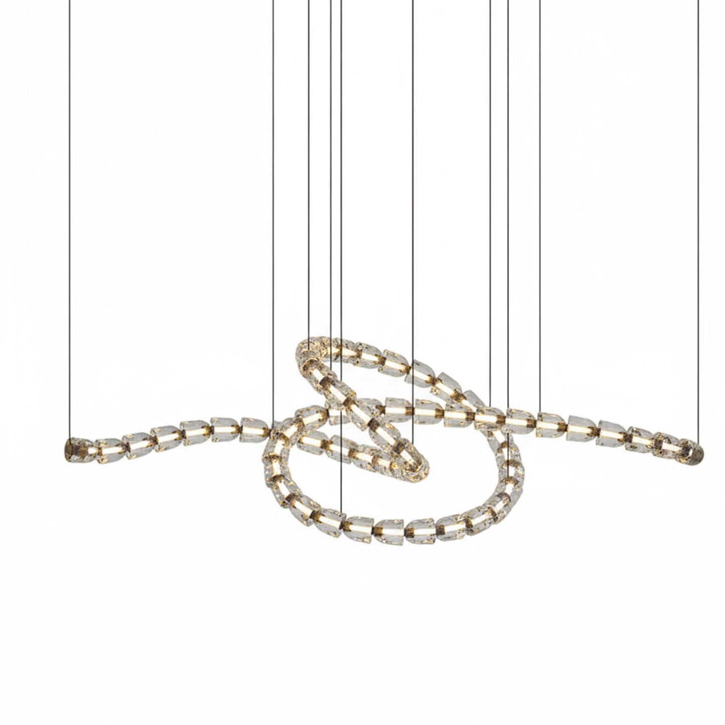 Gabriel Gold Chandelier - Elegant Design with Adjustable Brightness
