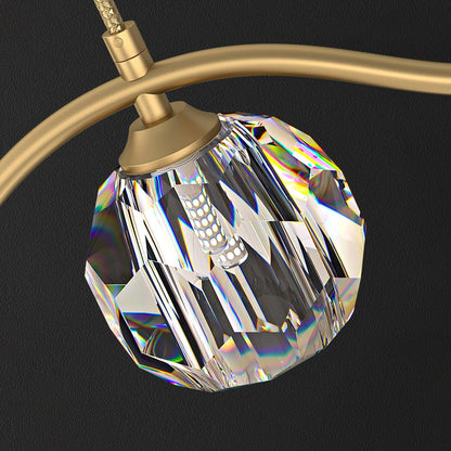 Eara Crystal Chandelier - Elegant Design with Adjustable Height & LED