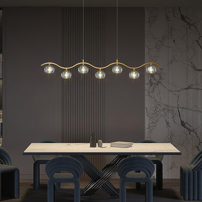 Eara Crystal Chandelier - Elegant Design with Adjustable Height & LED