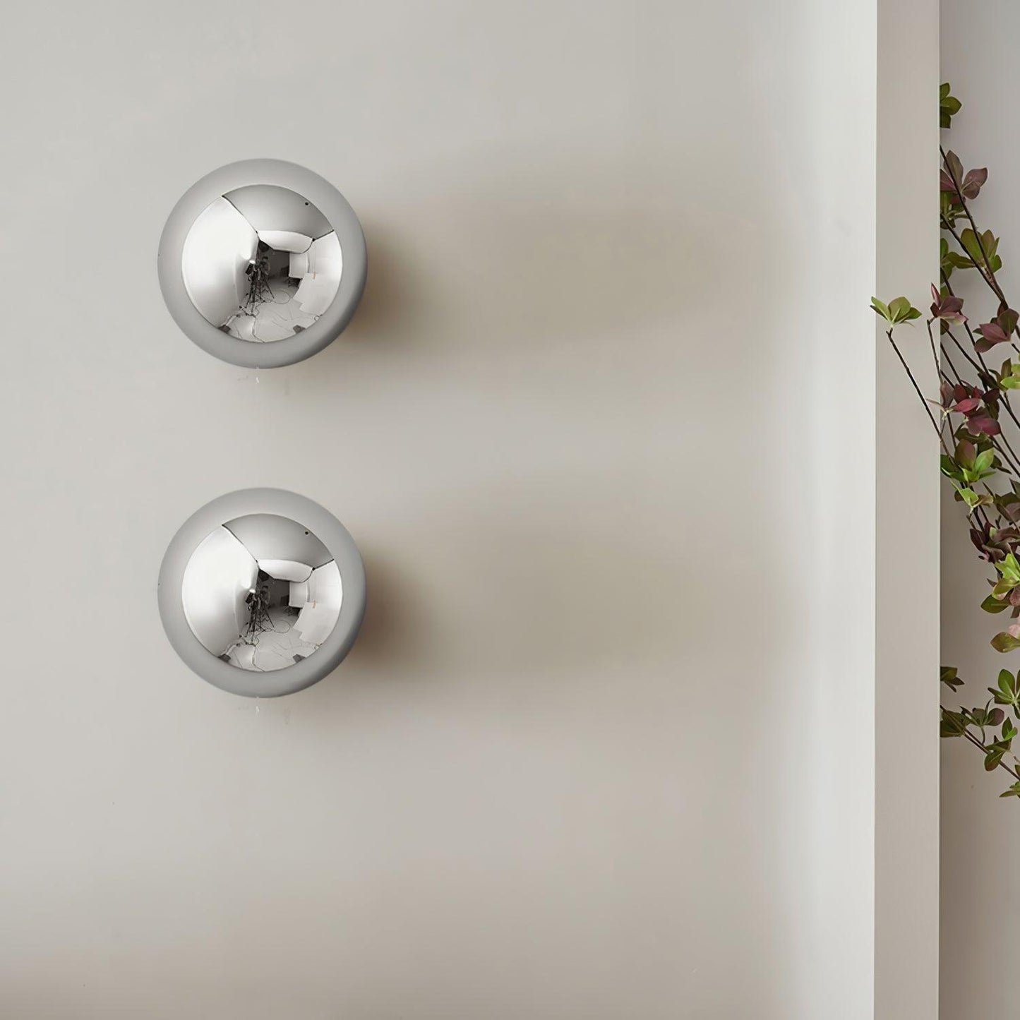 Aurum Sphere Wall Sconce - Elegant Design with Adjustable Brightness
