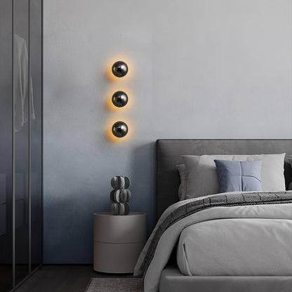 Aurum Sphere Wall Sconce - Elegant Design with Adjustable Brightness