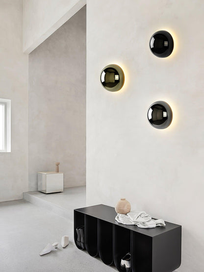 Aurum Sphere Wall Sconce - Elegant Design with Adjustable Brightness
