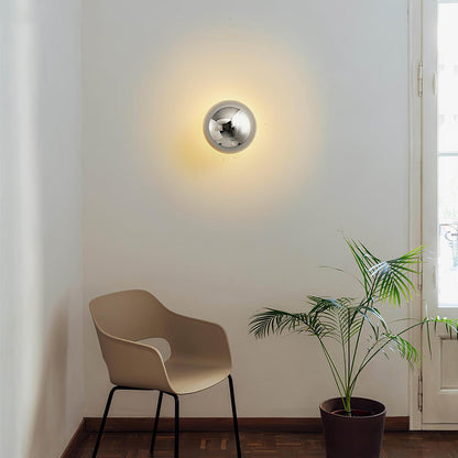 Aurum Sphere Wall Sconce - Elegant Design with Adjustable Brightness