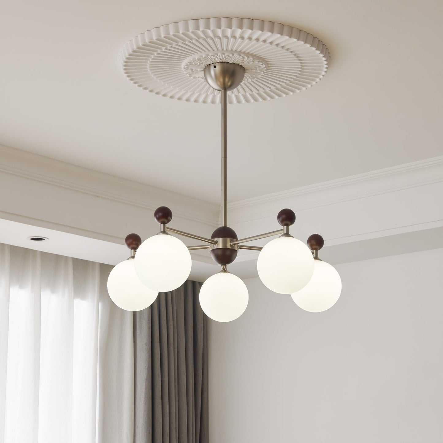 Ecliptica Chandelier - Modern Design with Adjustable Lighting & Energy