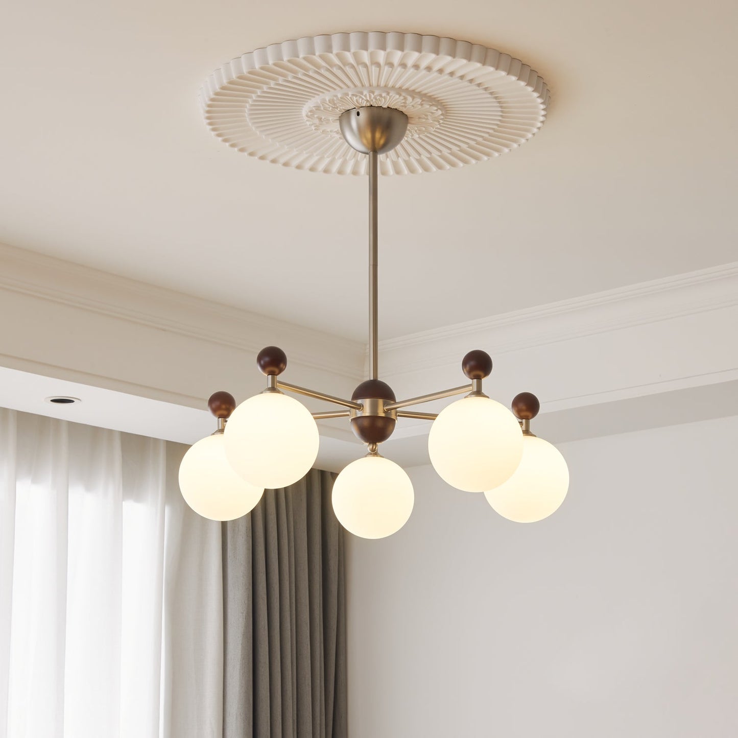 Ecliptica Chandelier - Modern Design with Adjustable Lighting & Energy