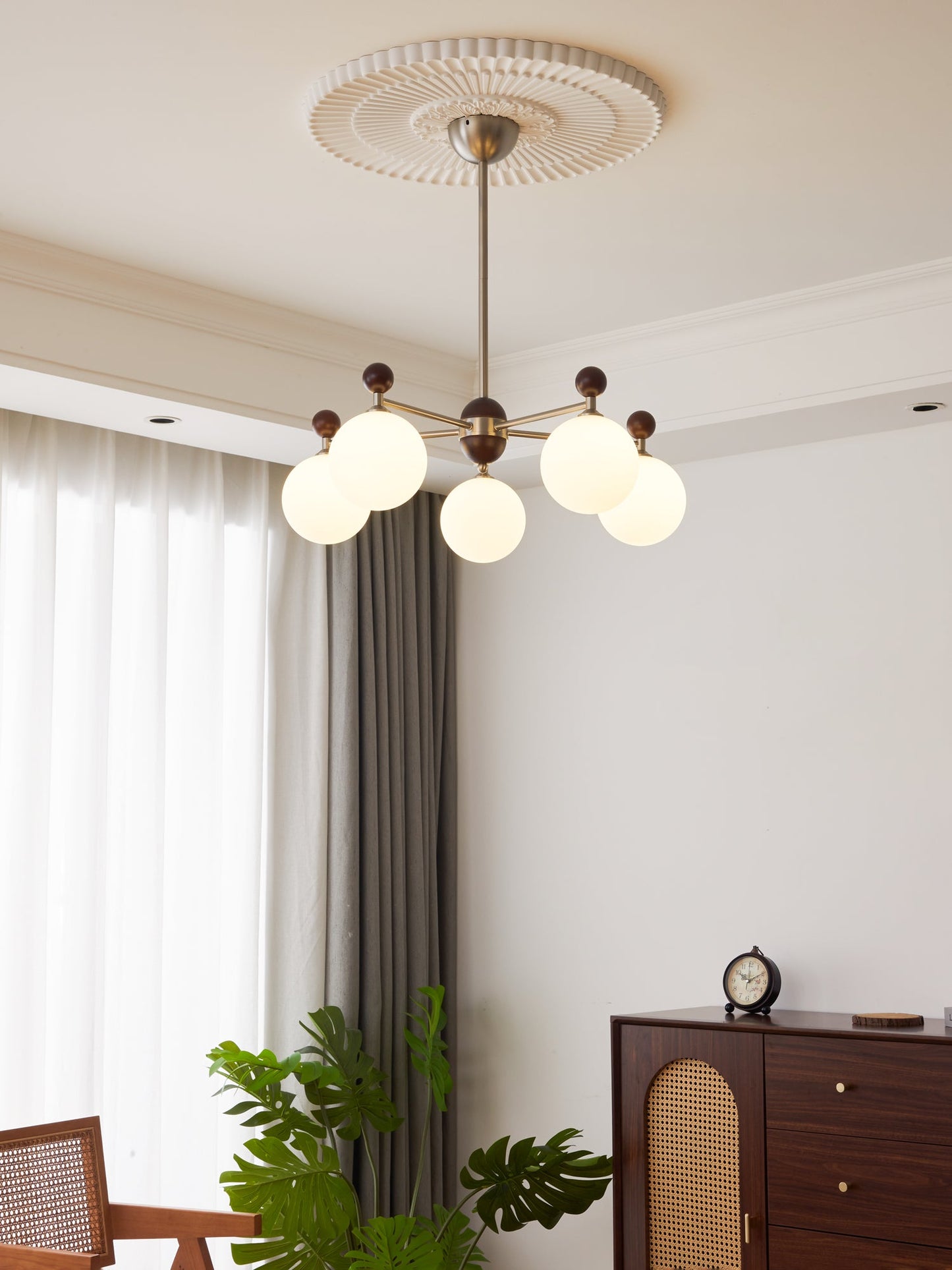 Ecliptica Chandelier - Modern Design with Adjustable Lighting & Energy
