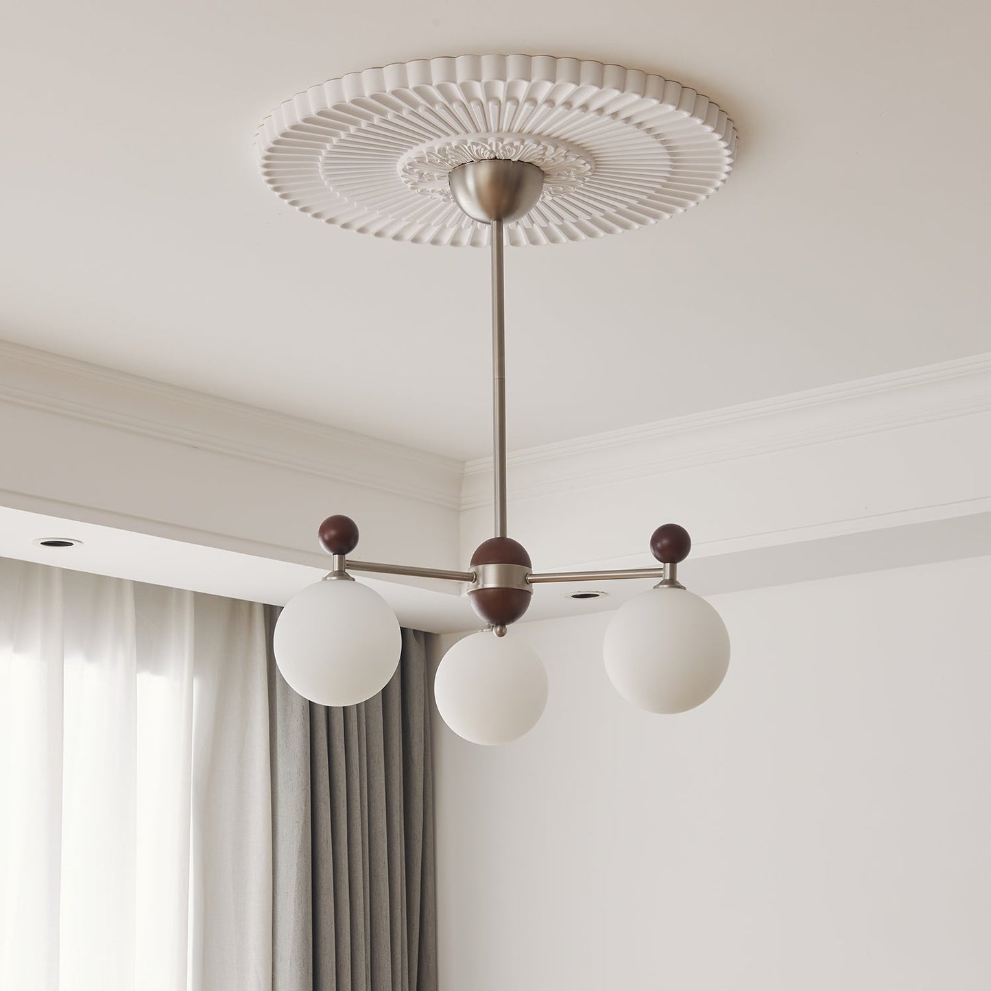 Ecliptica Chandelier - Modern Design with Adjustable Lighting & Energy