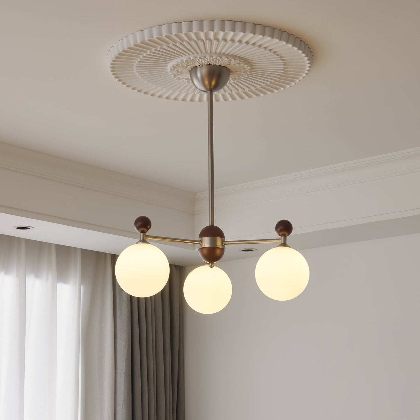 Ecliptica Chandelier - Modern Design with Adjustable Lighting & Energy