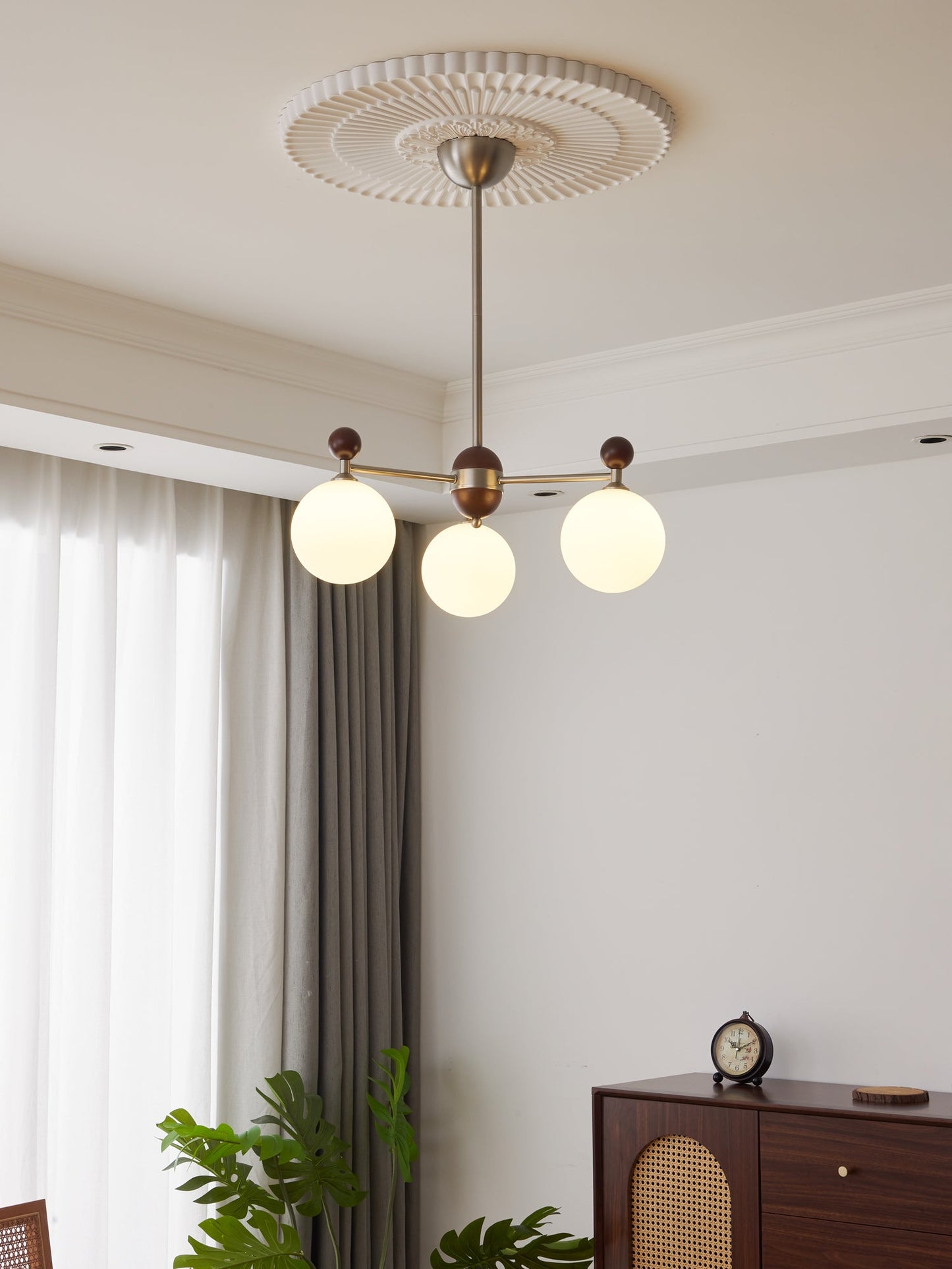 Ecliptica Chandelier - Modern Design with Adjustable Lighting & Energy