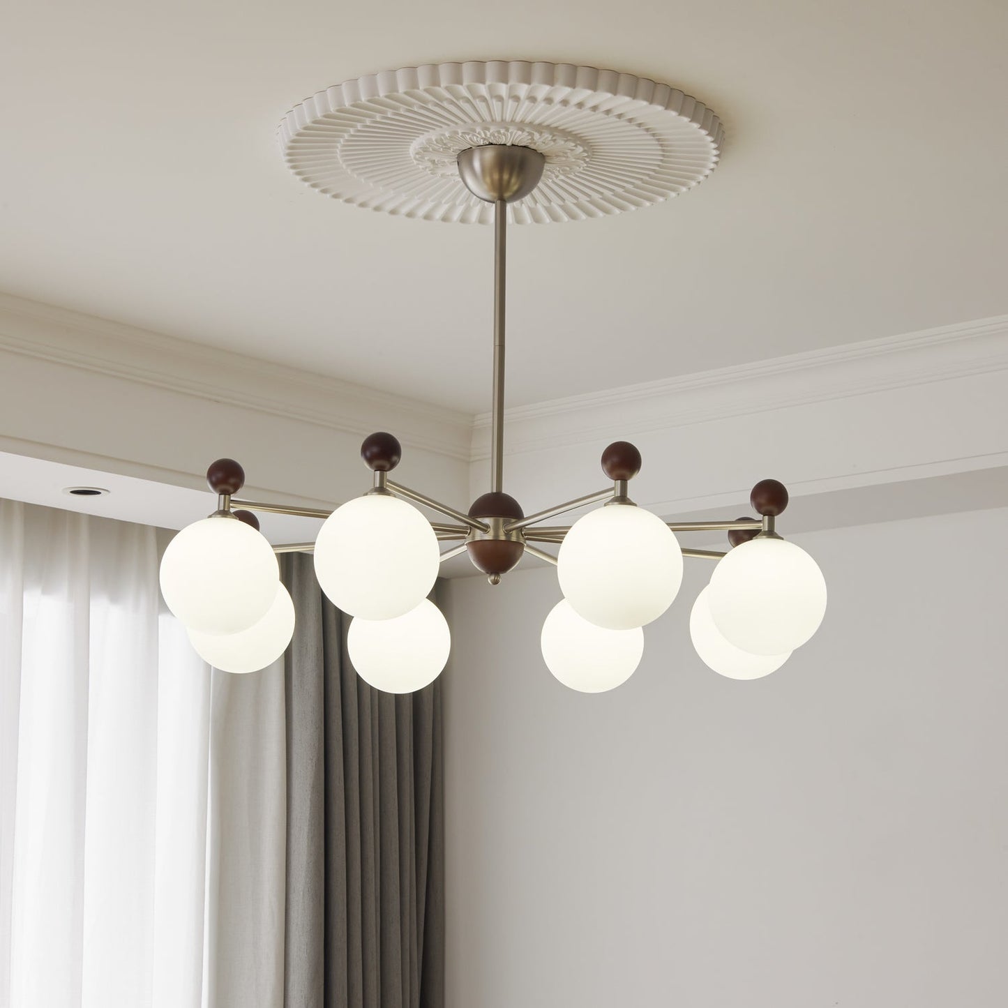 Ecliptica Chandelier - Modern Design with Adjustable Lighting & Energy