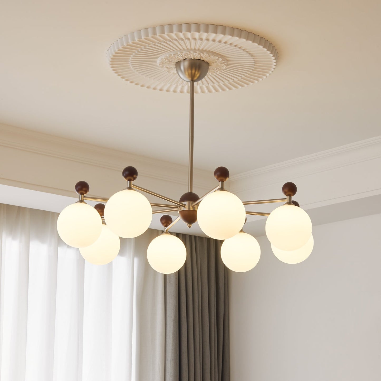 Ecliptica Chandelier - Modern Design with Adjustable Lighting & Energy
