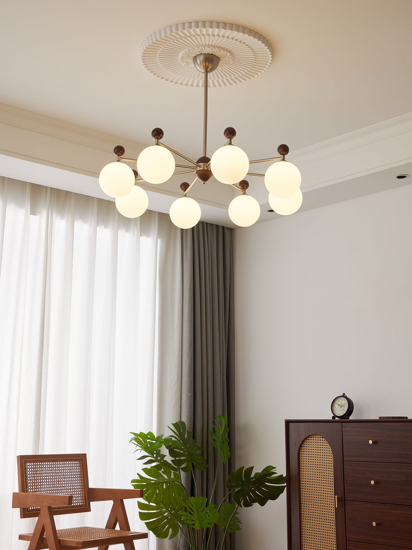 Ecliptica Chandelier - Modern Design with Adjustable Lighting & Energy