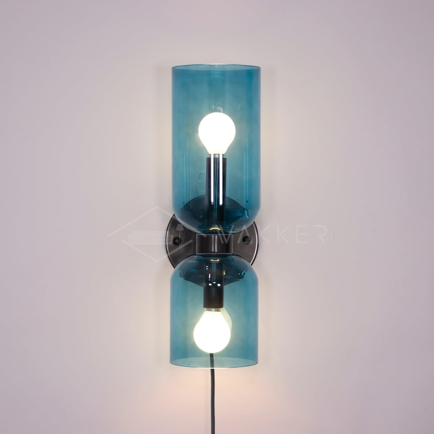 Edie Plug-In Wall Lamp with Adjustable Brightness and Easy Installatio