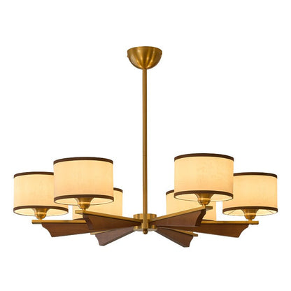 Elara Bloom Modern Chandelier with Adjustable Height & LED Lighting