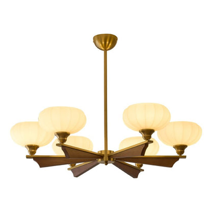 Elara Bloom Modern Chandelier with Adjustable Height & LED Lighting