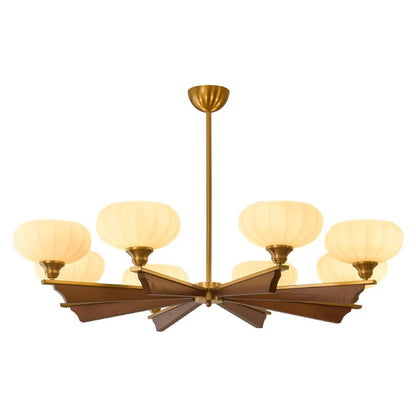 Elara Bloom Modern Chandelier with Adjustable Height & LED Lighting
