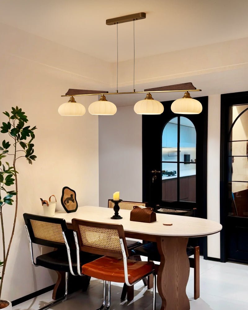 Elara Bloom Modern Chandelier with Adjustable Height & LED Lighting