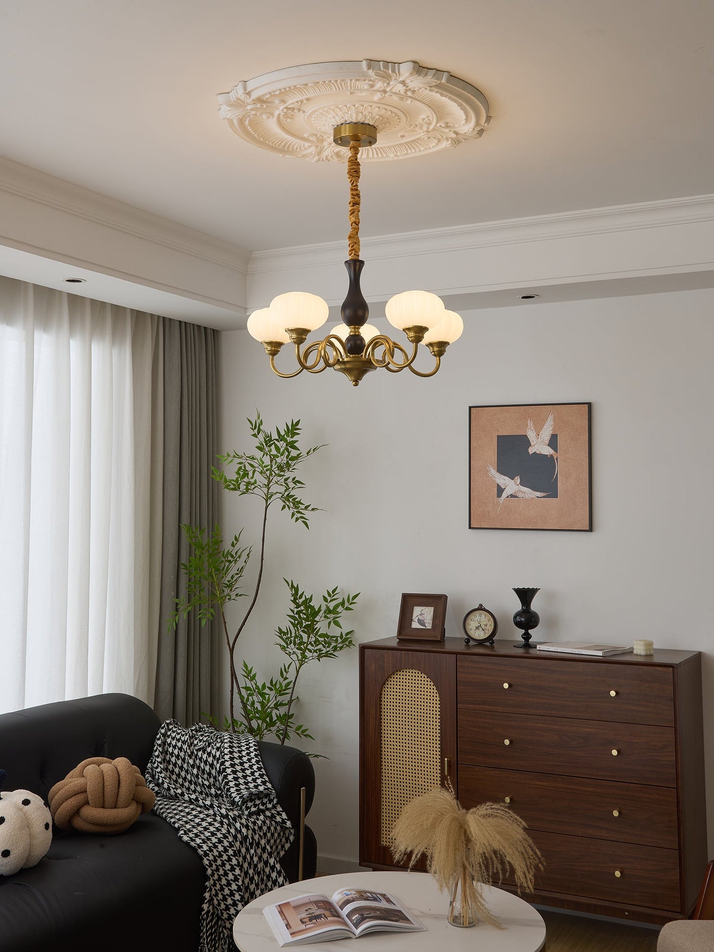 Elaris Crystal Chandelier - Dimmable LED Lighting & Elegant Design