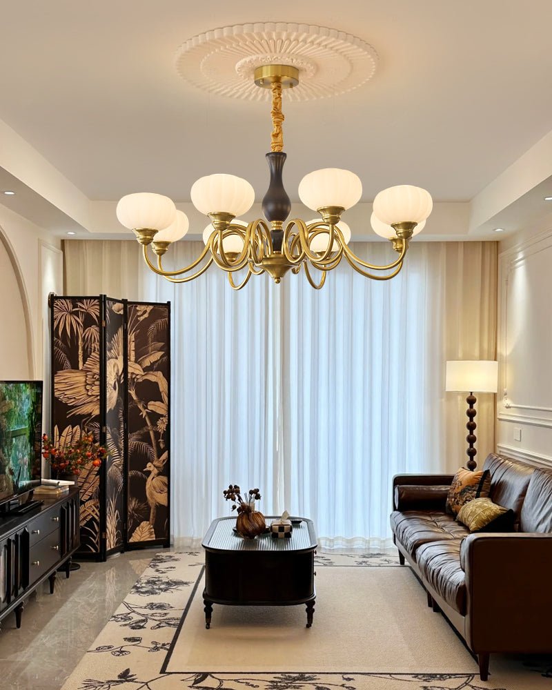 Elaris Crystal Chandelier - Dimmable LED Lighting & Elegant Design