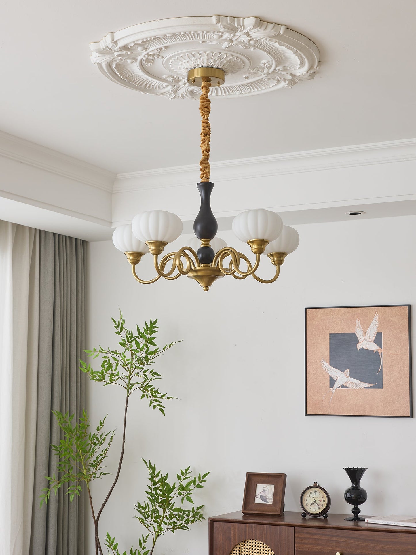 Elaris Crystal Chandelier - Dimmable LED Lighting & Elegant Design