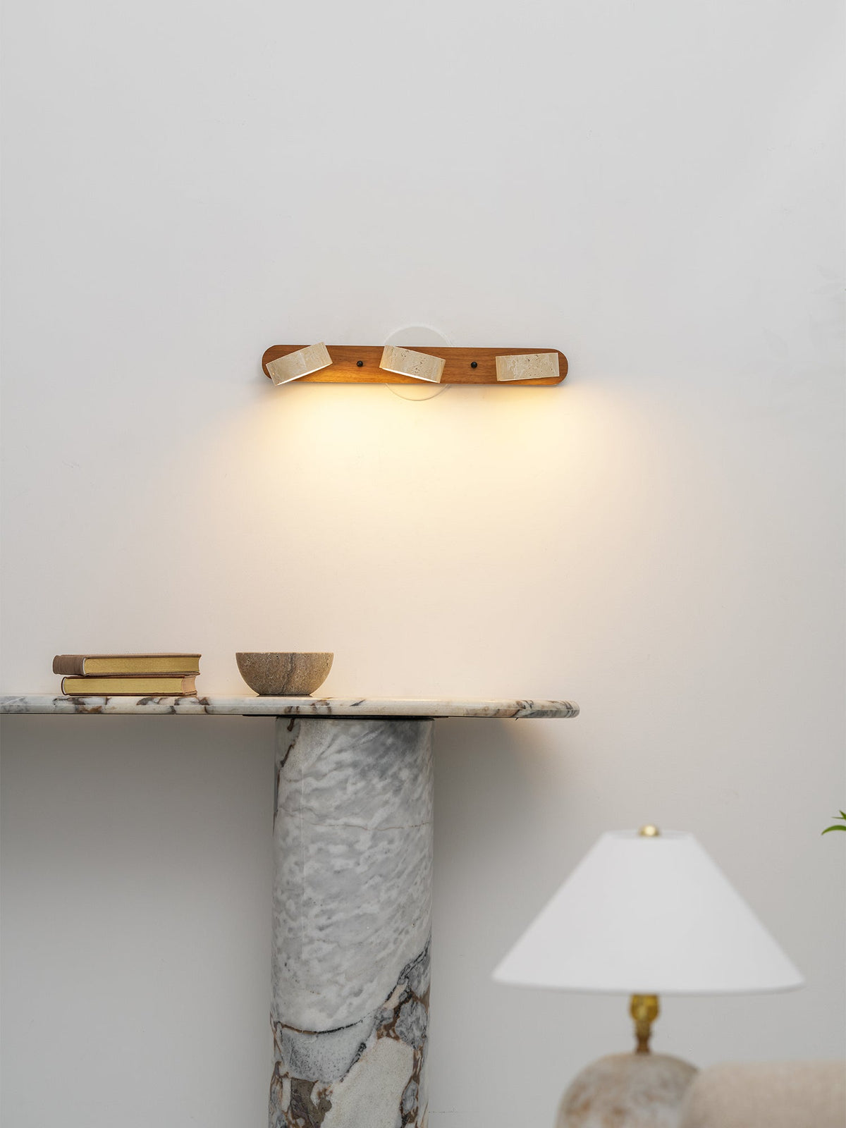 Travertine Duo Wall Light - Vakkerlight