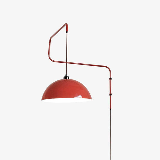 Elio Plug-In Wall Lamp with Adjustable Brightness and Modern Design