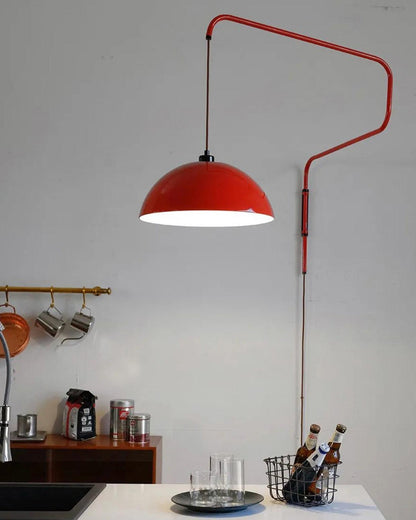 Elio Plug-In Wall Lamp with Adjustable Brightness and Modern Design