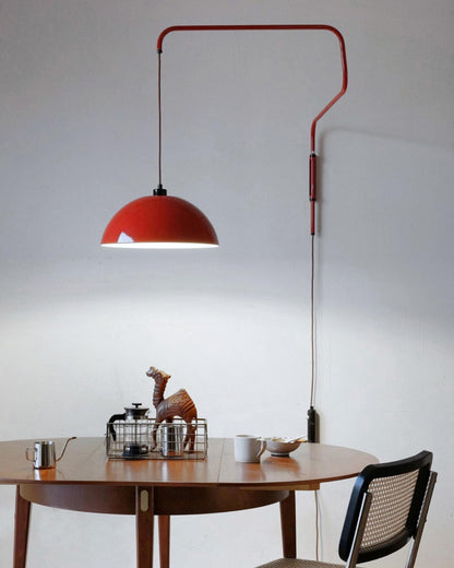 Elio Plug-In Wall Lamp with Adjustable Brightness and Modern Design