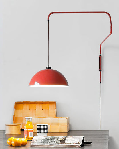 Elio Plug-In Wall Lamp with Adjustable Brightness and Modern Design