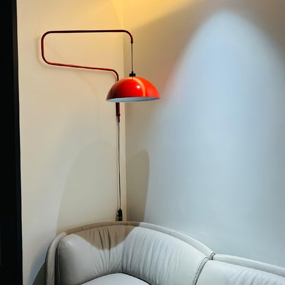 Elio Plug-In Wall Lamp with Adjustable Brightness and Modern Design