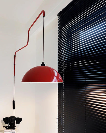 Elio Plug-In Wall Lamp with Adjustable Brightness and Modern Design