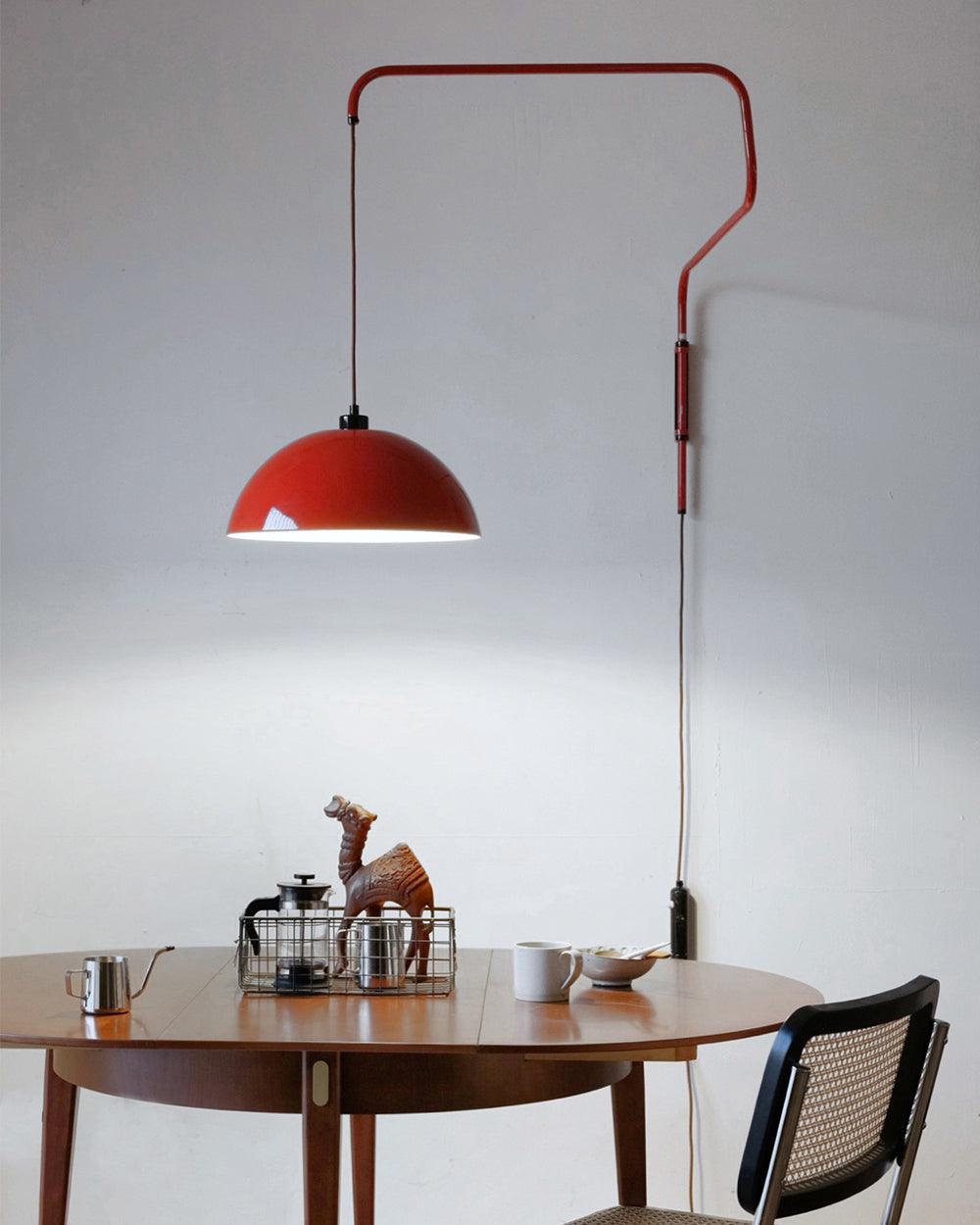 Elio Plug-In Wall Lamp with Adjustable Brightness and Modern Design