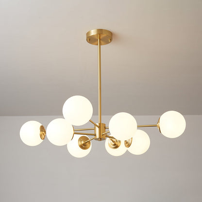 Elysium Crystal Chandelier - Dimmable LED Light, Elegant Design