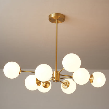 Elysium Crystal Chandelier - Dimmable LED Light, Elegant Design