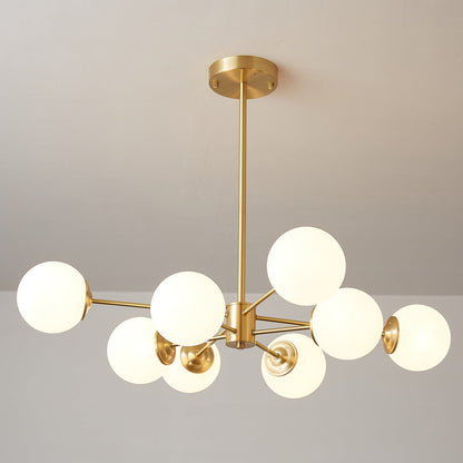 Elysium Crystal Chandelier - Dimmable LED Light, Elegant Design