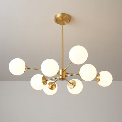 Elysium Crystal Chandelier - Dimmable LED Light, Elegant Design